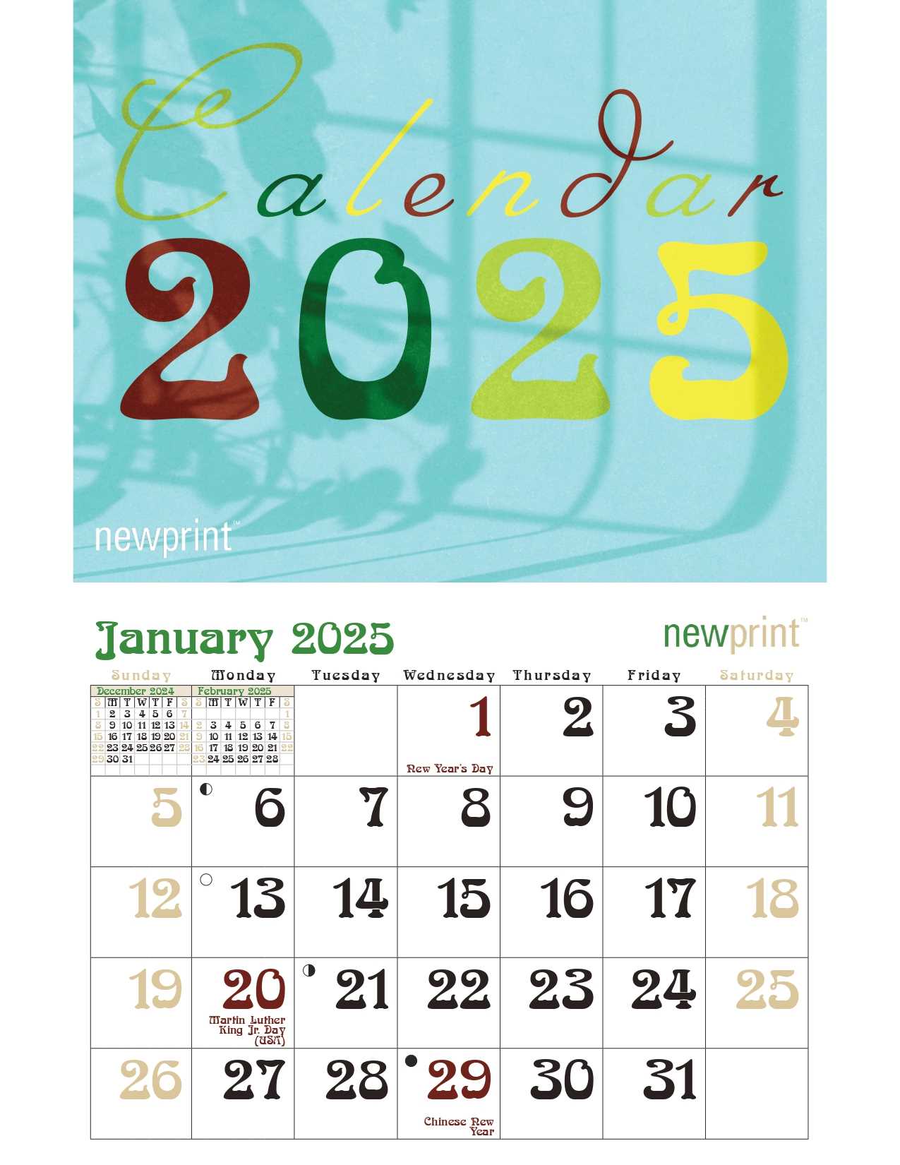 calendar templates for 2025