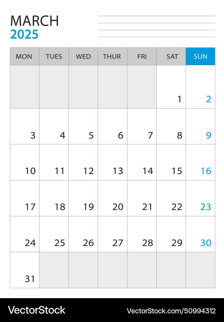 calendar templates march 2026