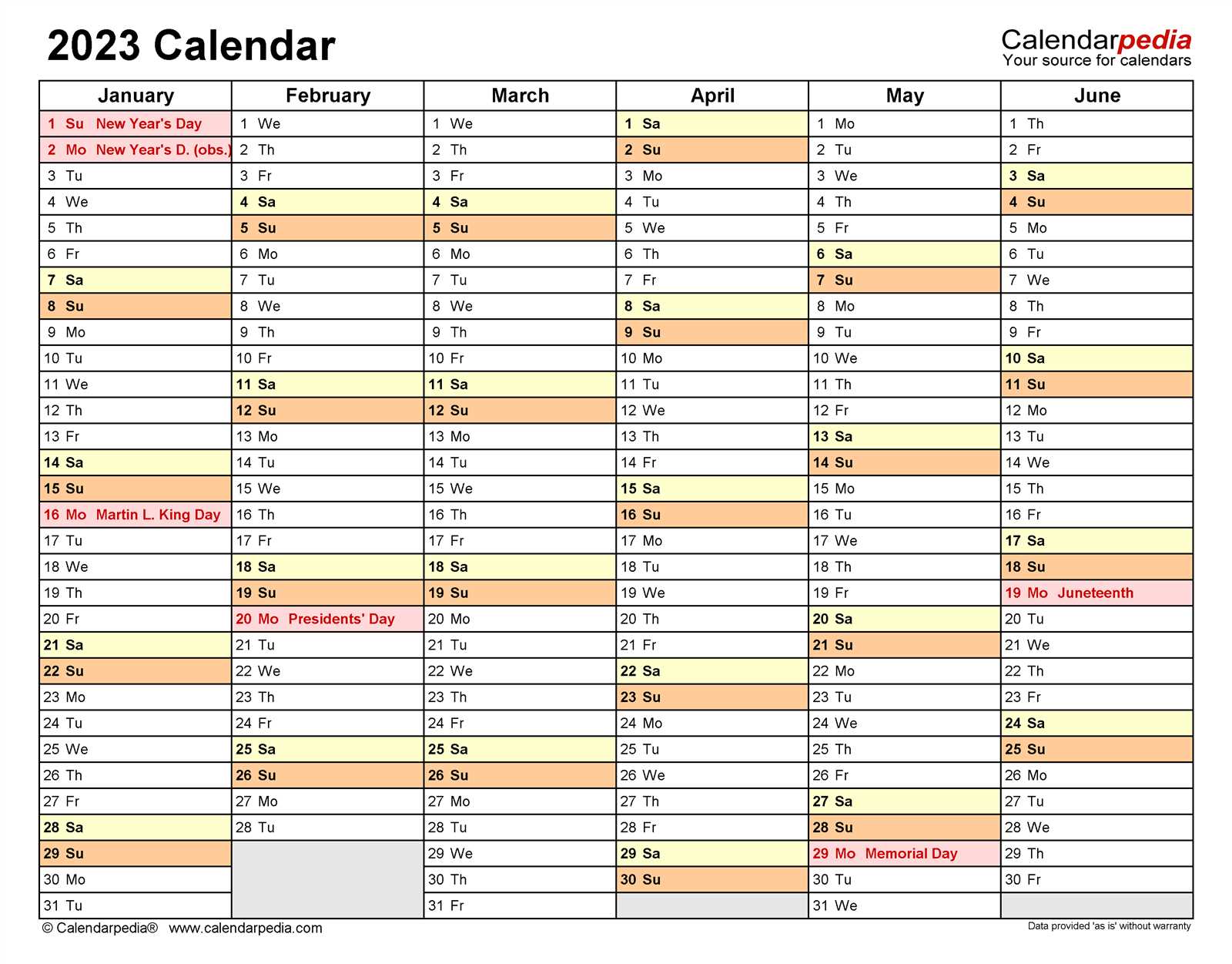 calendar xls template