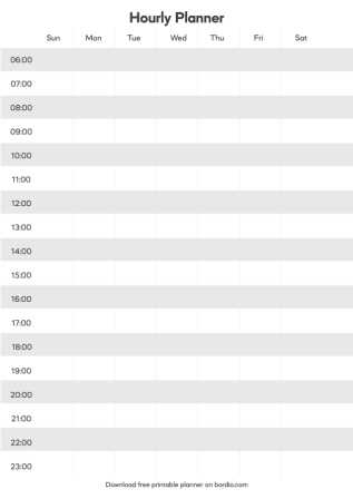 15 minute appointment calendar template