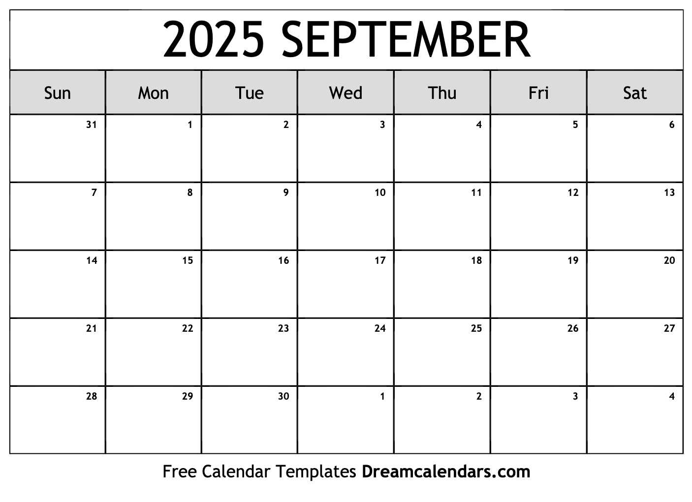 church calendar 2025 template