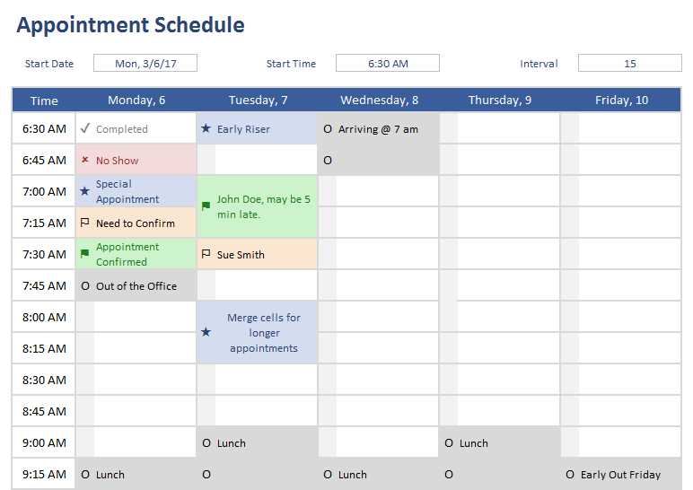 client calendar template