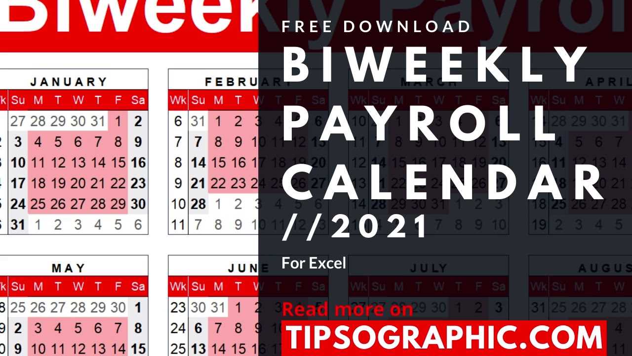 yearly payroll calendar template