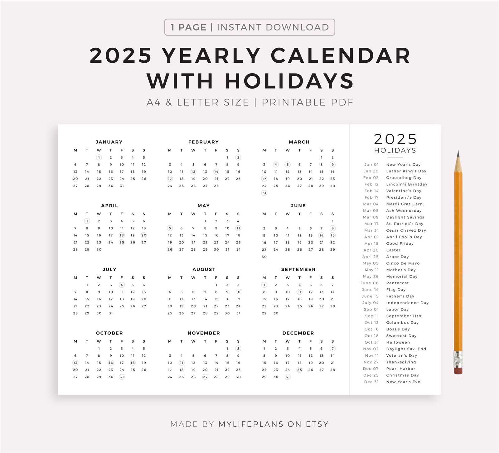 on call calendar template 2025