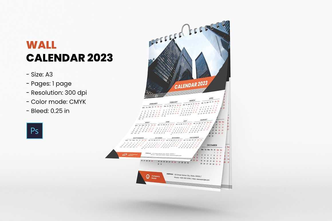 company calendar template