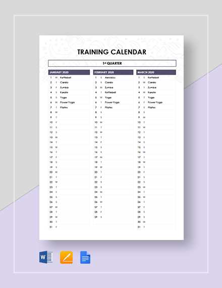 conflict calendar template