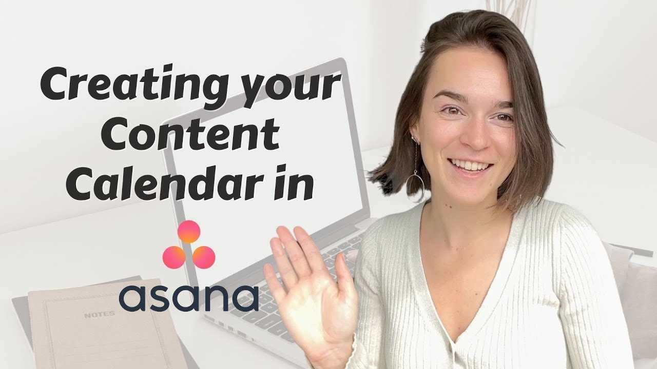 content calendar template asana