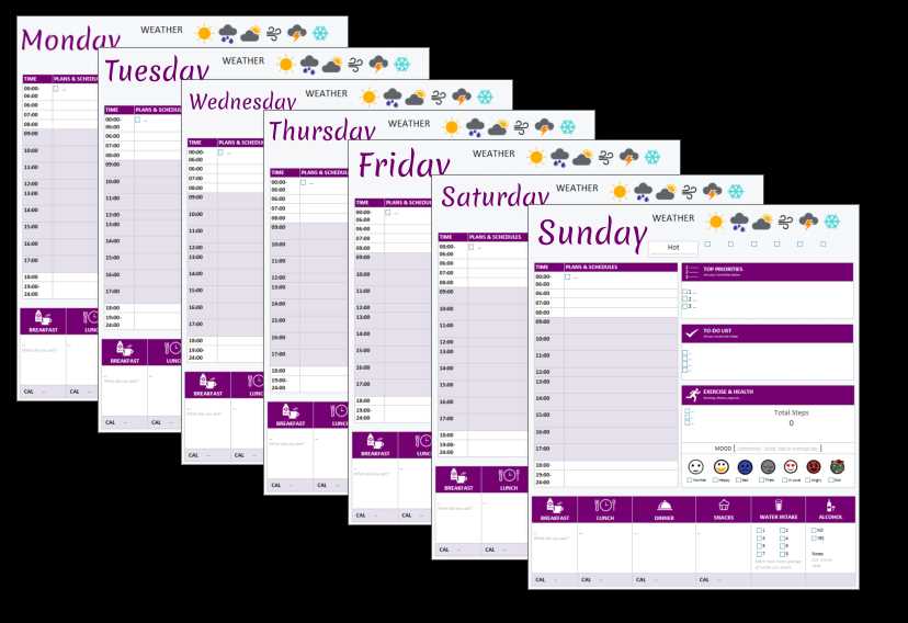 onenote calendar template