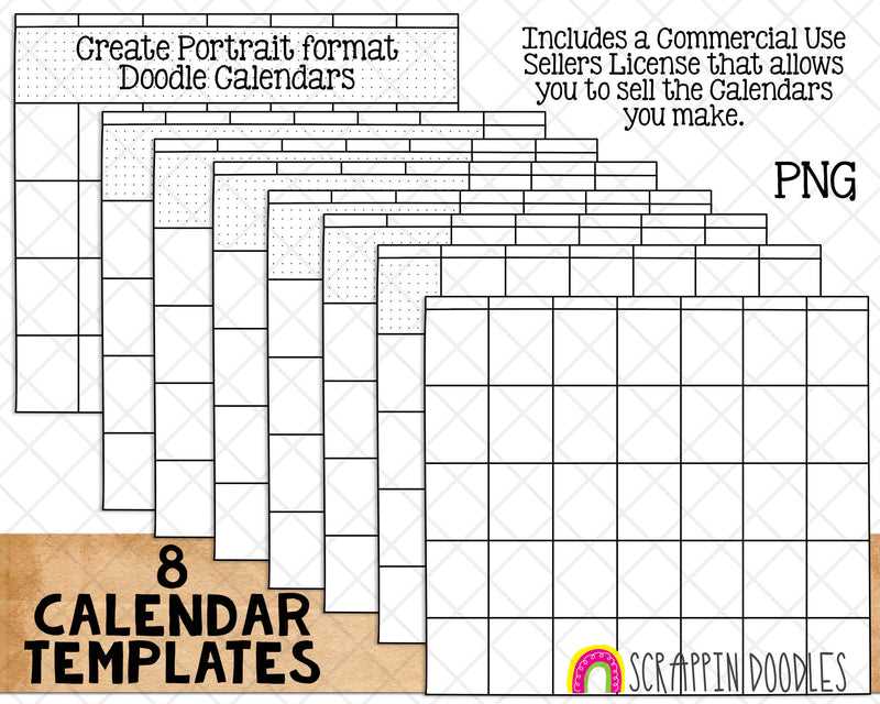 create own calendar template