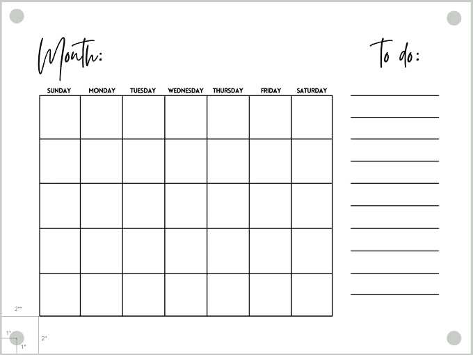 cricut calendar template