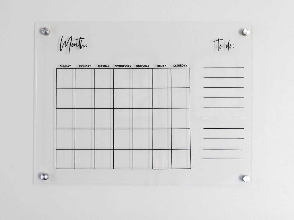 cricut calendar template