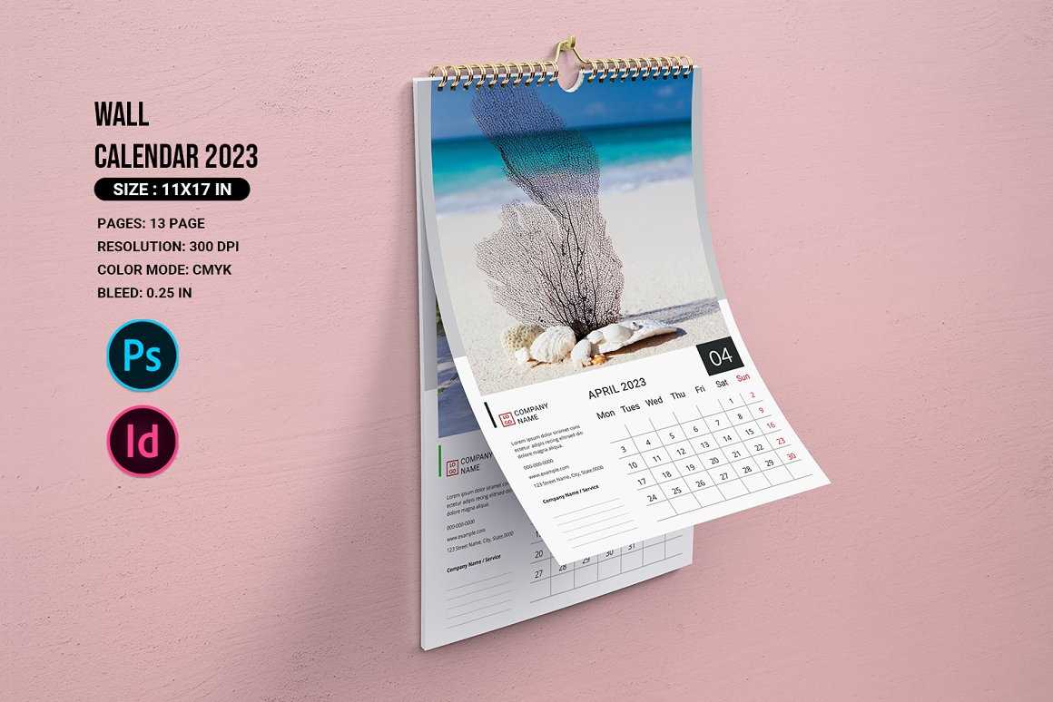 poster size calendar template