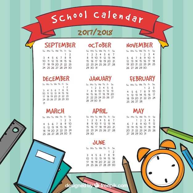 instructional calendar template