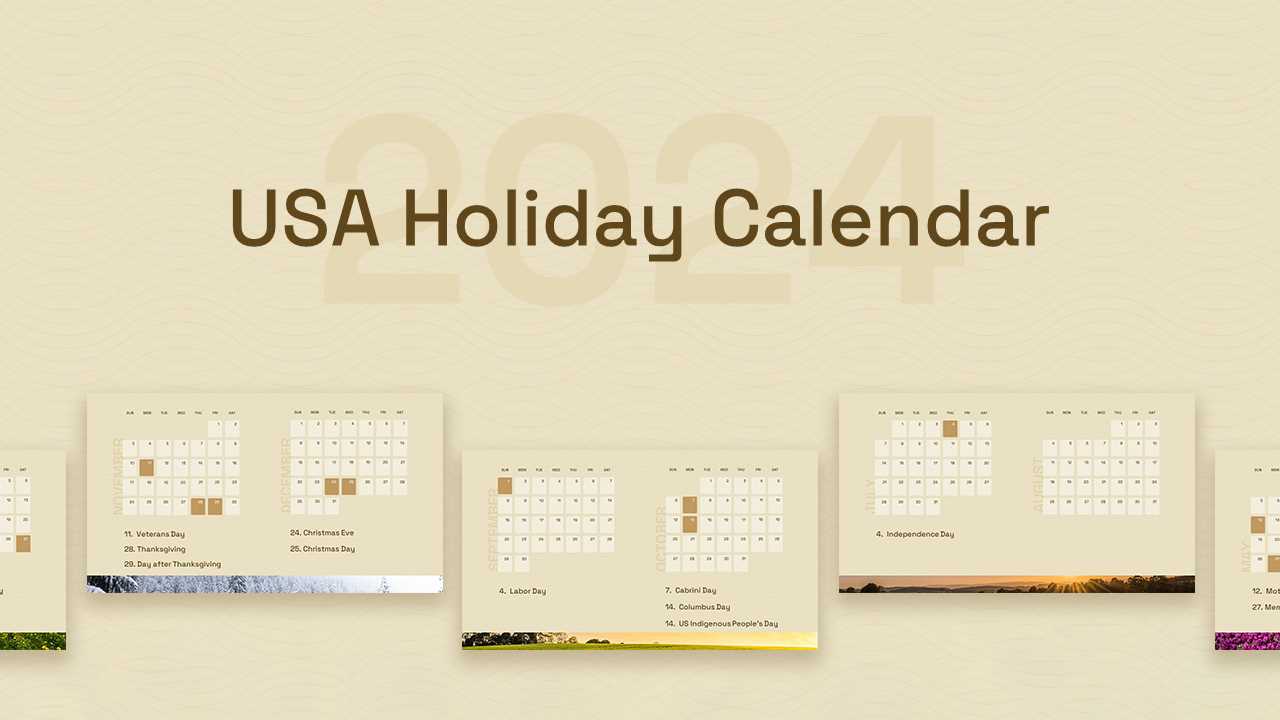 holiday calendar template