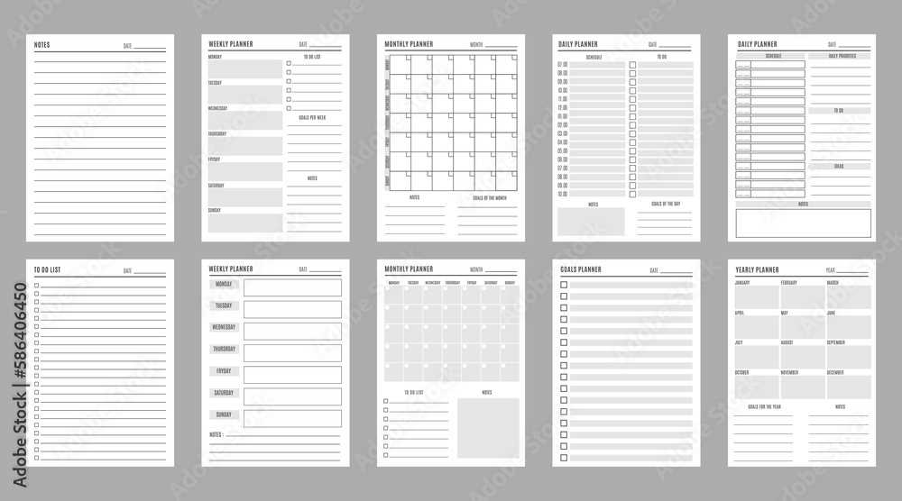 daily to do list calendar template