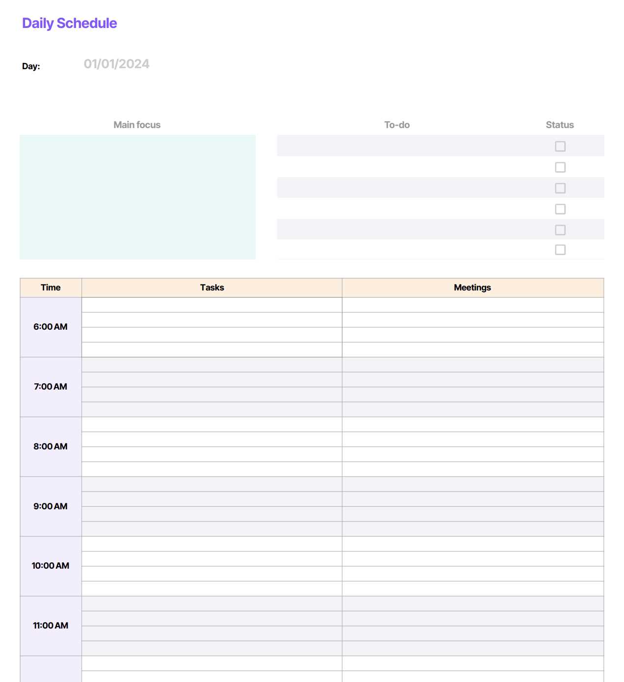 deadline calendar template