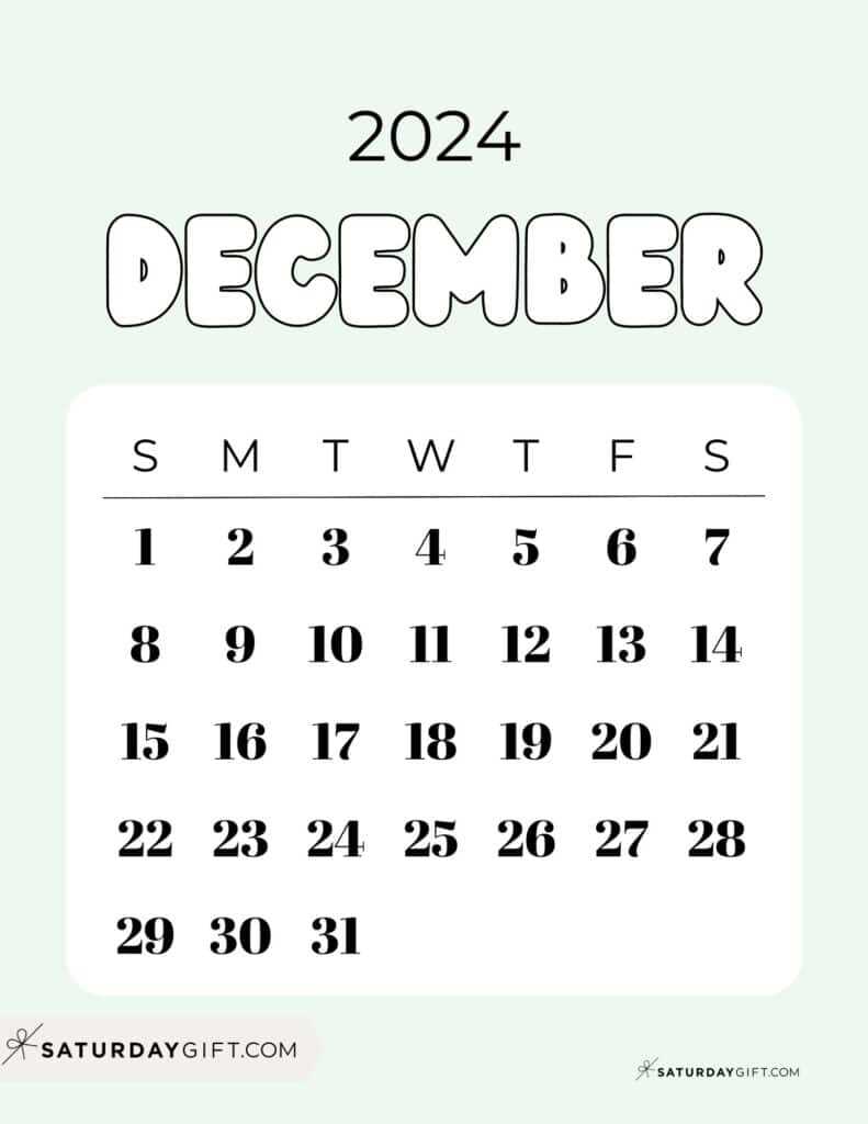 december 23 calendar template