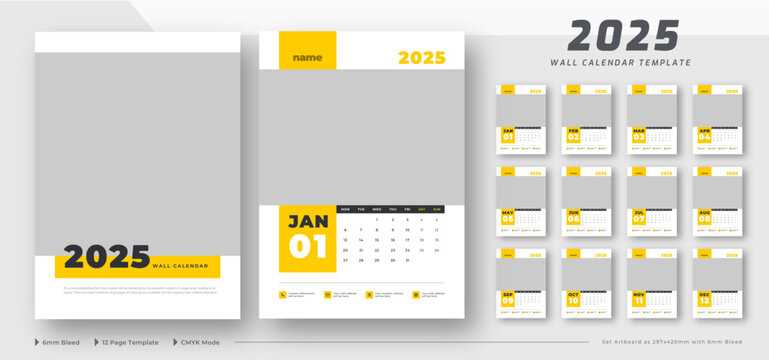 desk calendar template