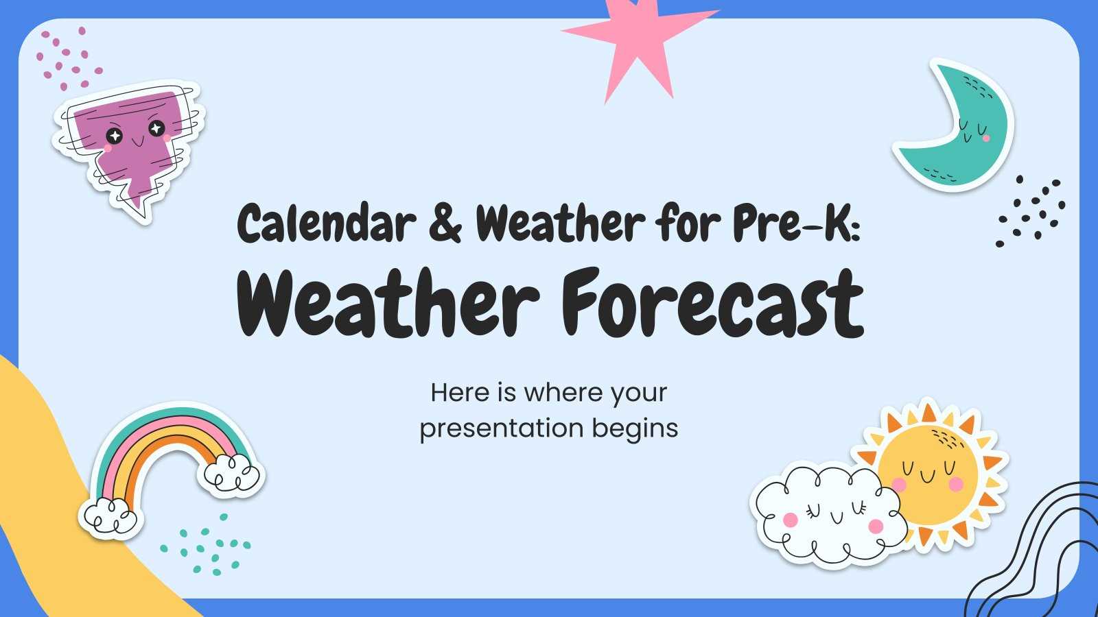 weather calendar template