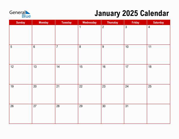 blank monthly calendar template 2026