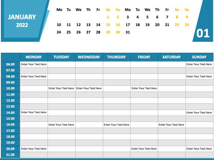 download powerpoint calendar template