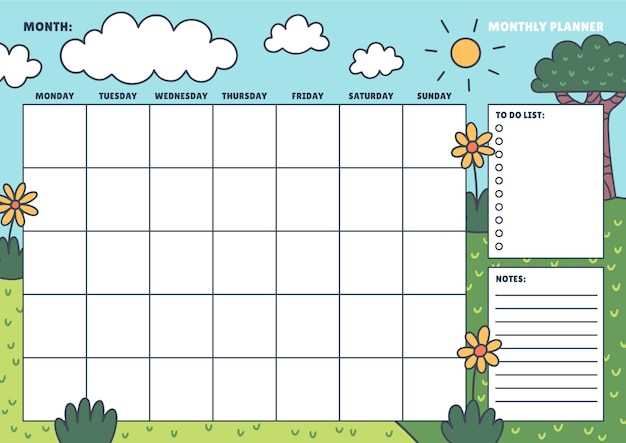 downloadable monthly calendar template