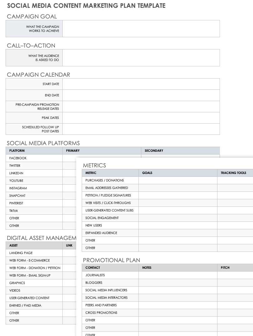 smartsheet content calendar template