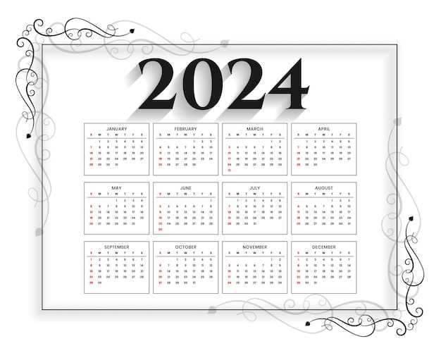 european calendar template