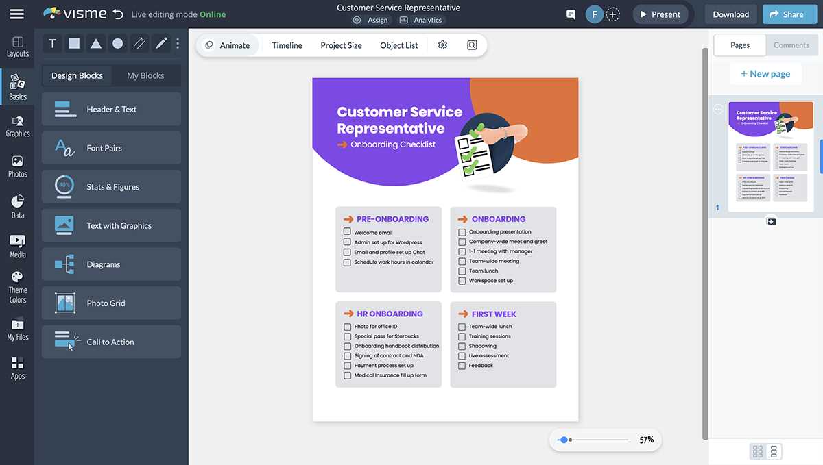 onboarding calendar template