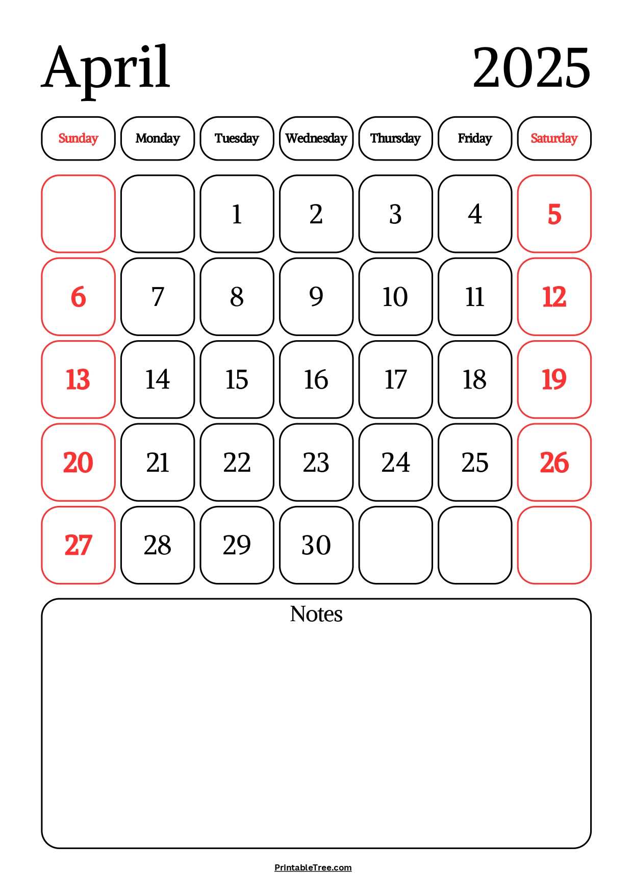 8x11 calendar template