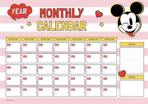 editable month calendar template