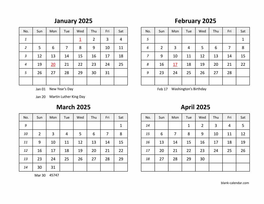 editable monthly calendar template 2025