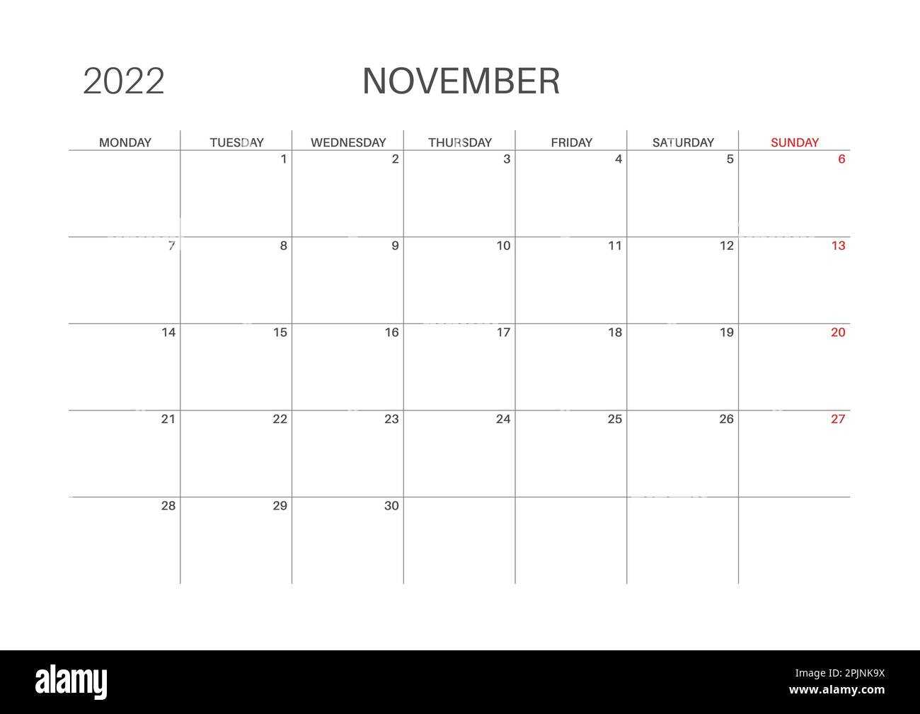 editable november calendar template