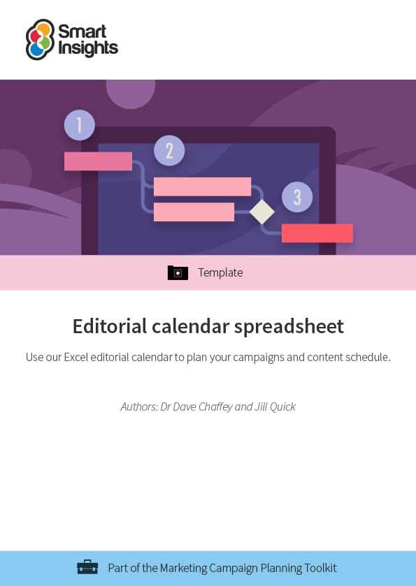 editorial calendar spreadsheet template