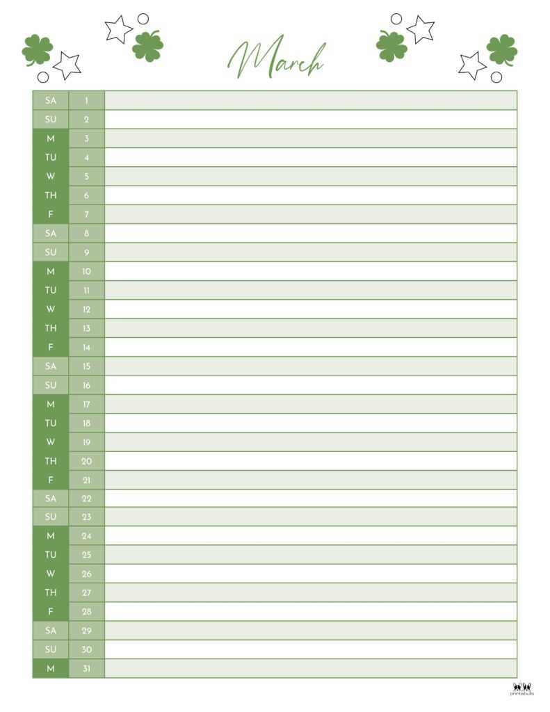 blank calendar template march 2026 printable blank calendar template march 2026 printable