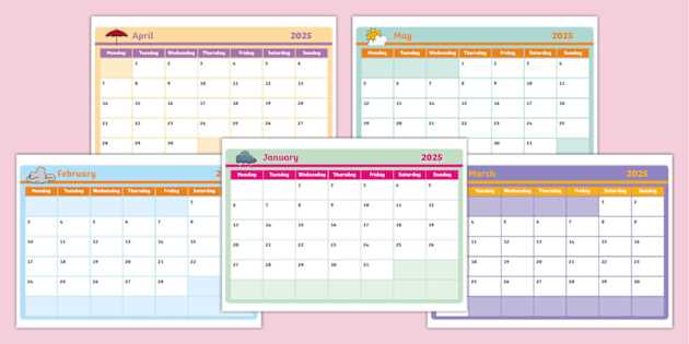 2025 calendar editable template