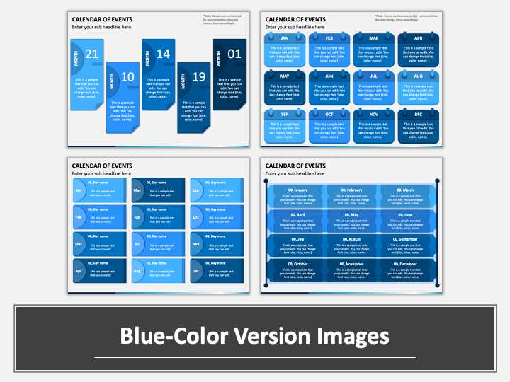 powerpoint event calendar template