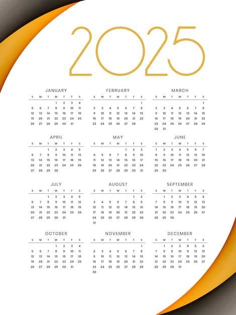 event calendar 2025 template