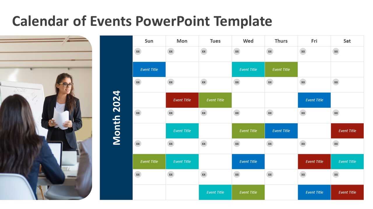 event calendar powerpoint template