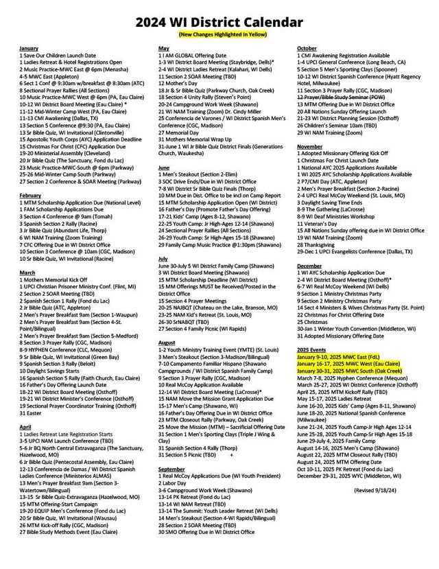 youth ministry calendar template 2026