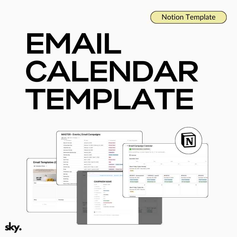 communications calendar template free