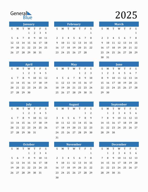 free fillable calendar template 2025