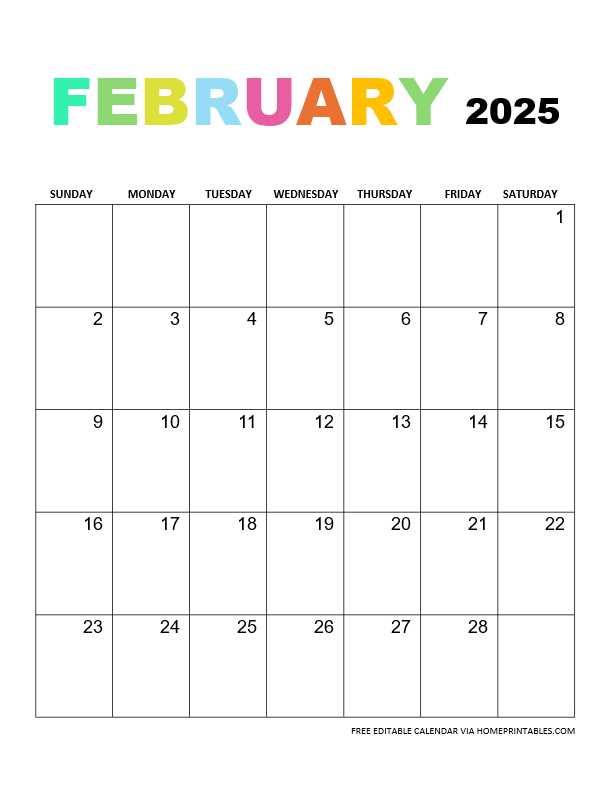 ms office calendar template 2025