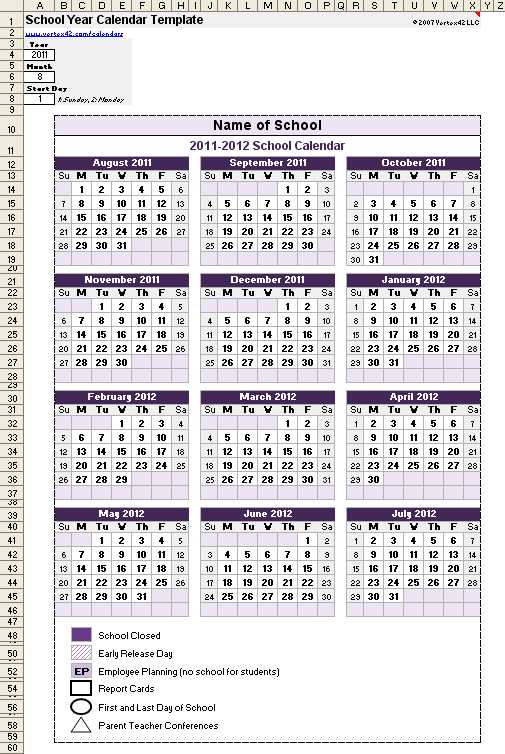 school calendar 2026 template school calendar 2026 template