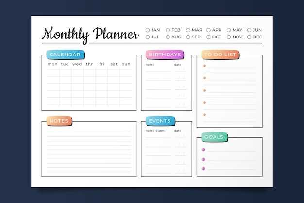 finance calendar template