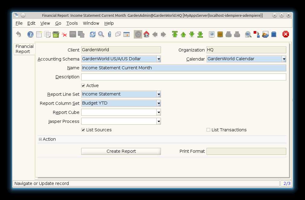 financial reporting calendar template