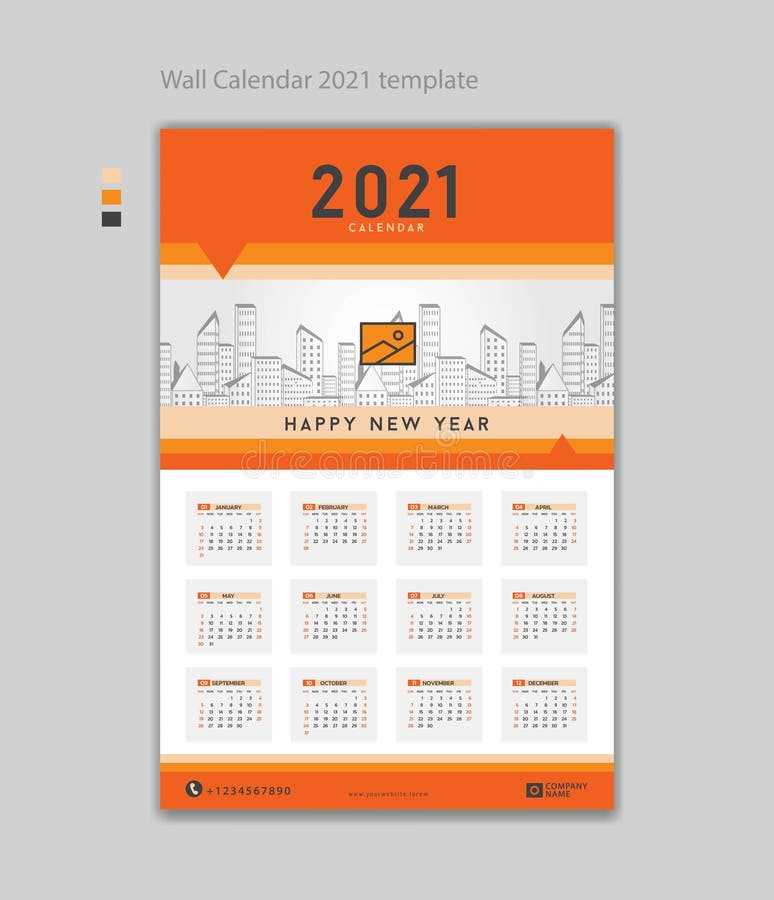 wall calendar design templates free download