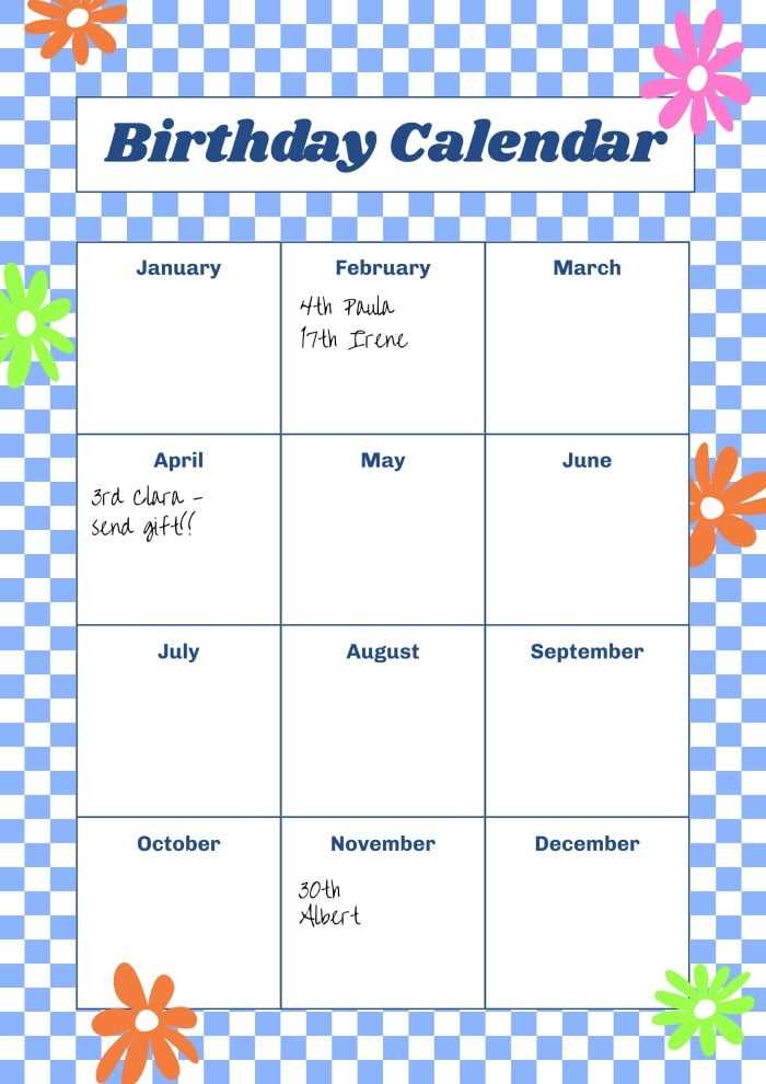 free preschool calendar templates