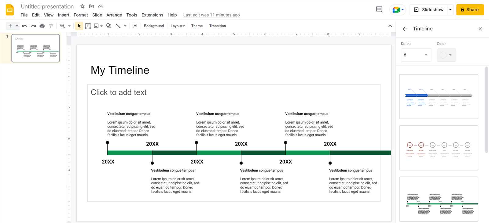 split calendar template