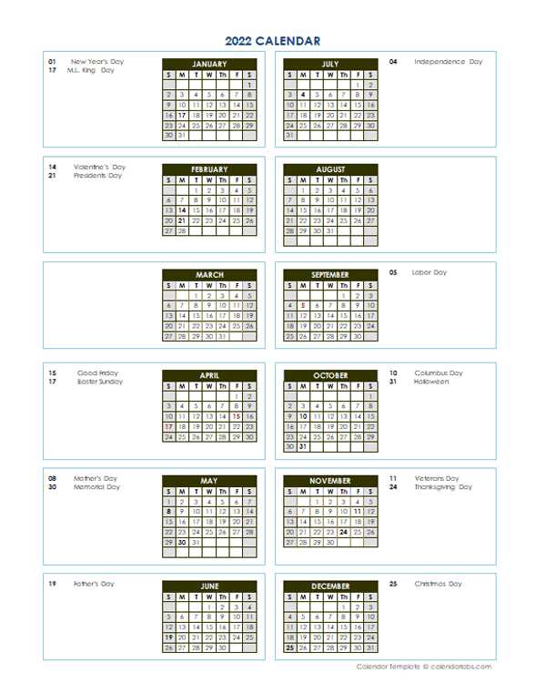 45 day calendar template